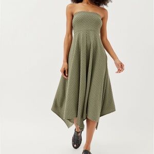 Urban Outfitters Strapless Midi Dress